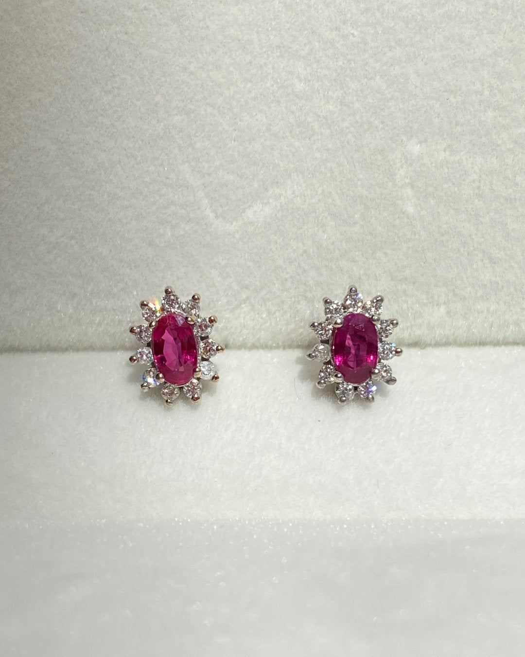 Aretes Leydy Rubí - LQ Jewelry Design